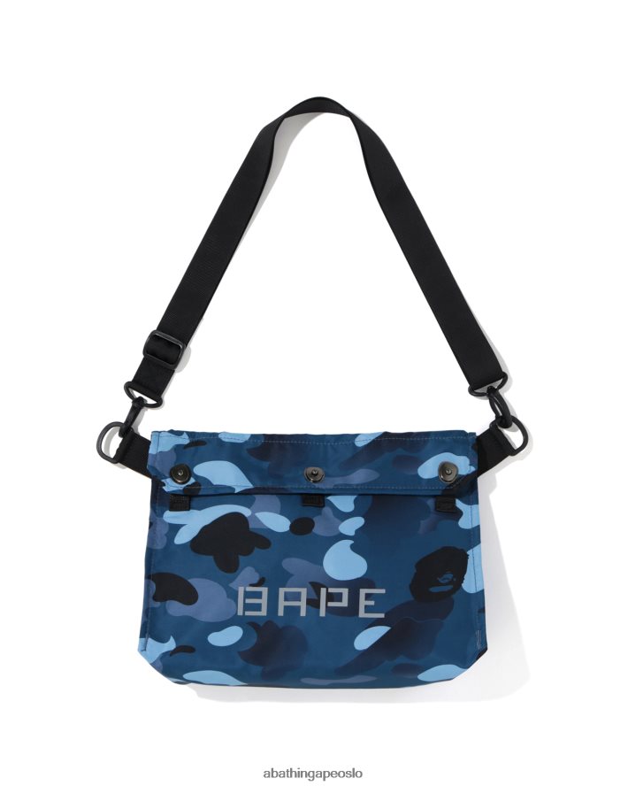 gradering camo skulderveske 6XV620768 blå A Bathing Ape menn