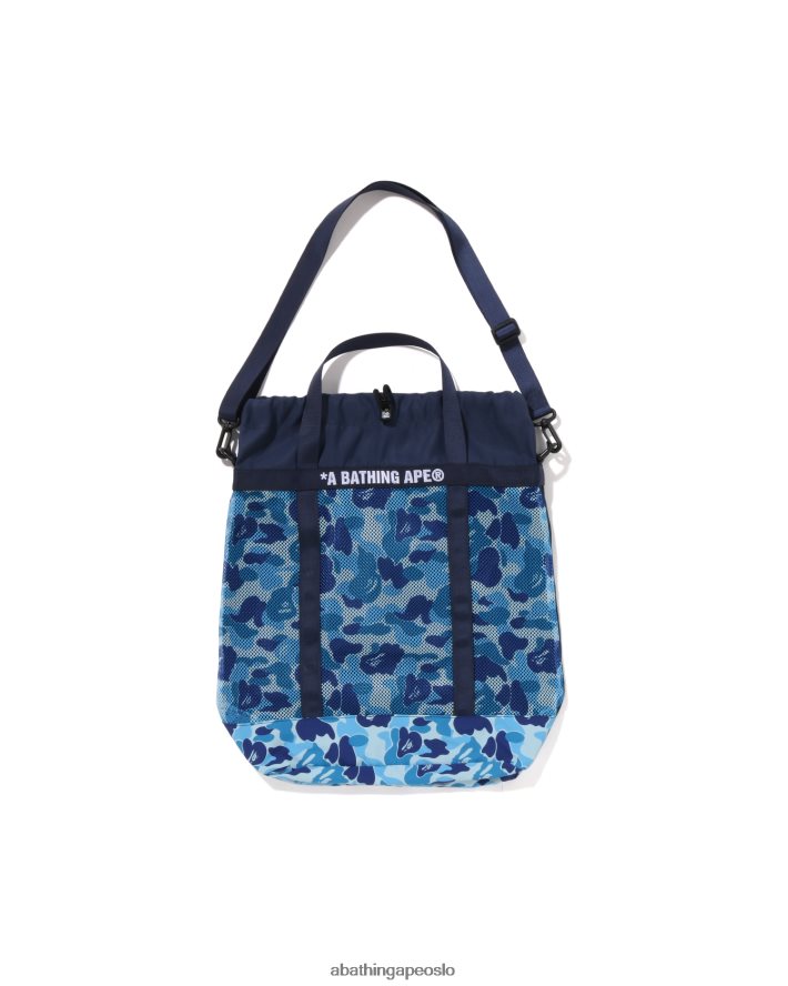 abc camo mesh veske 6XV620395 lyse blå A Bathing Ape menn
