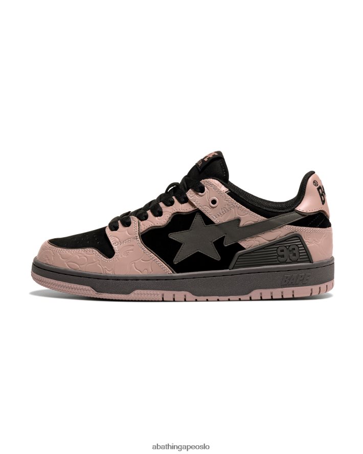 sk8 sta joggesko 6XV620726 rosa A Bathing Ape menn