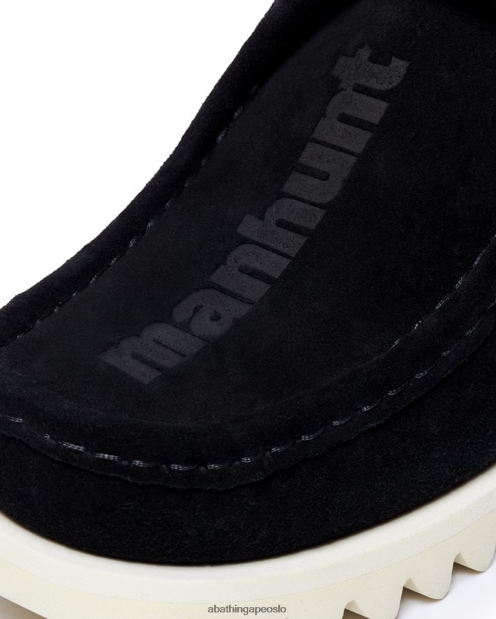 semsket skinn manhunt m2 6XV620689 svart A Bathing Ape menn