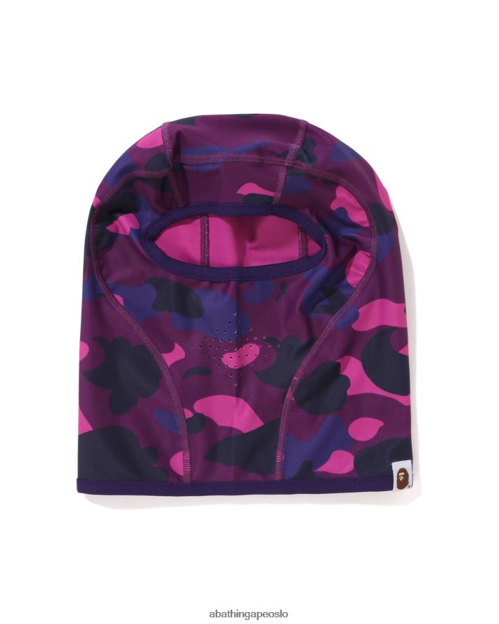 farge camo balaclava 6XV620530 lilla A Bathing Ape menn