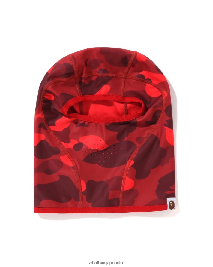 farge camo balaclava 6XV620531 knallrødt A Bathing Ape menn