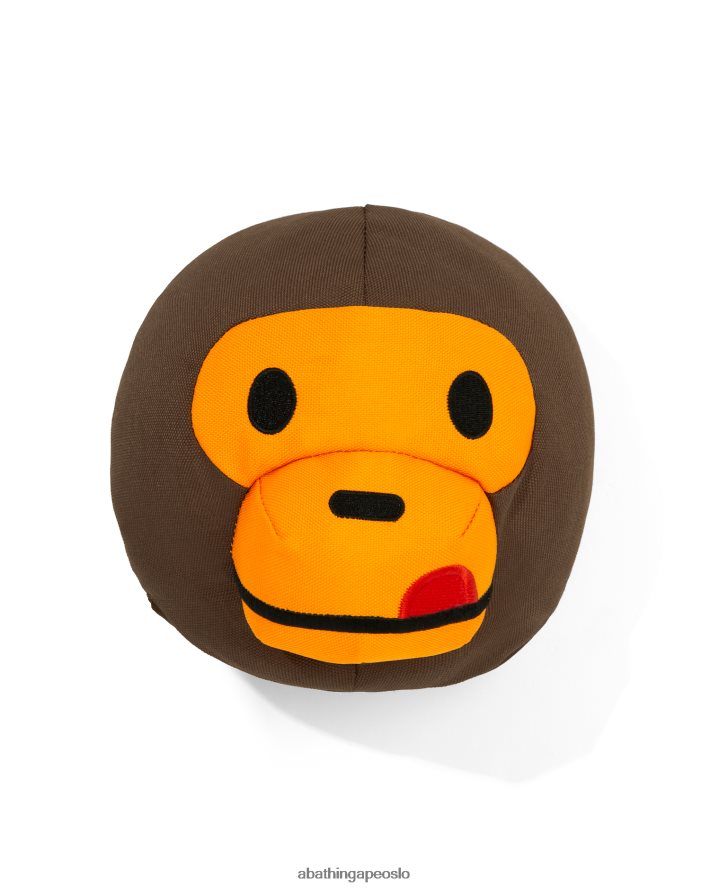 milo head plysj leketøy 6XV6201171 brun A Bathing Ape menn