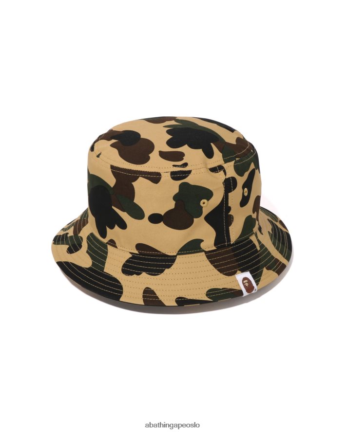 1. camo bøttehatt 6XV620385 kaki A Bathing Ape menn