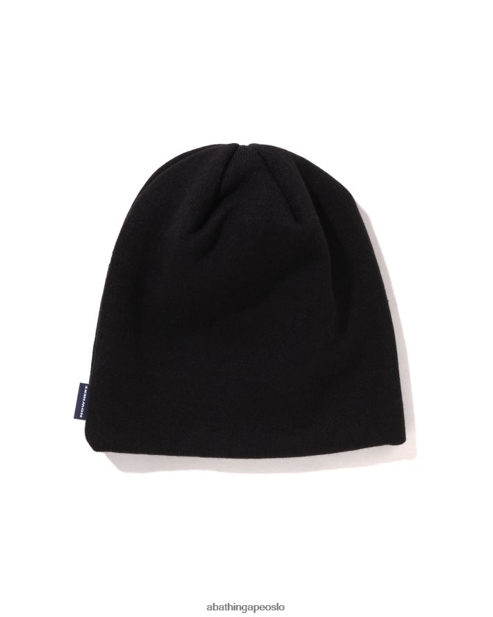 ansiktsstrikket lue 6XV620496 svart A Bathing Ape menn