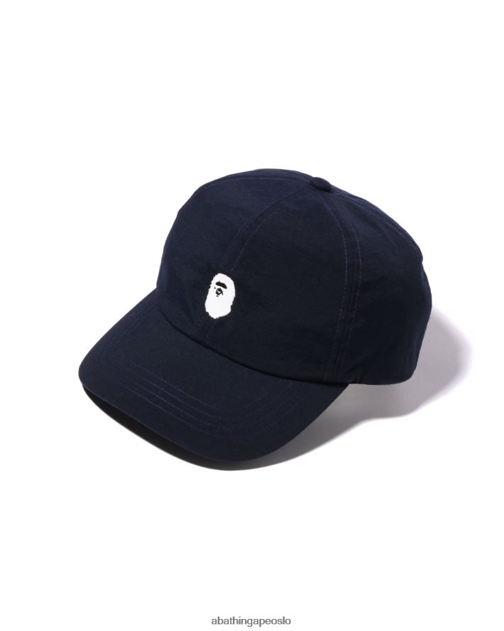 ett punkts panelhette 6XV620538 marineblå A Bathing Ape menn