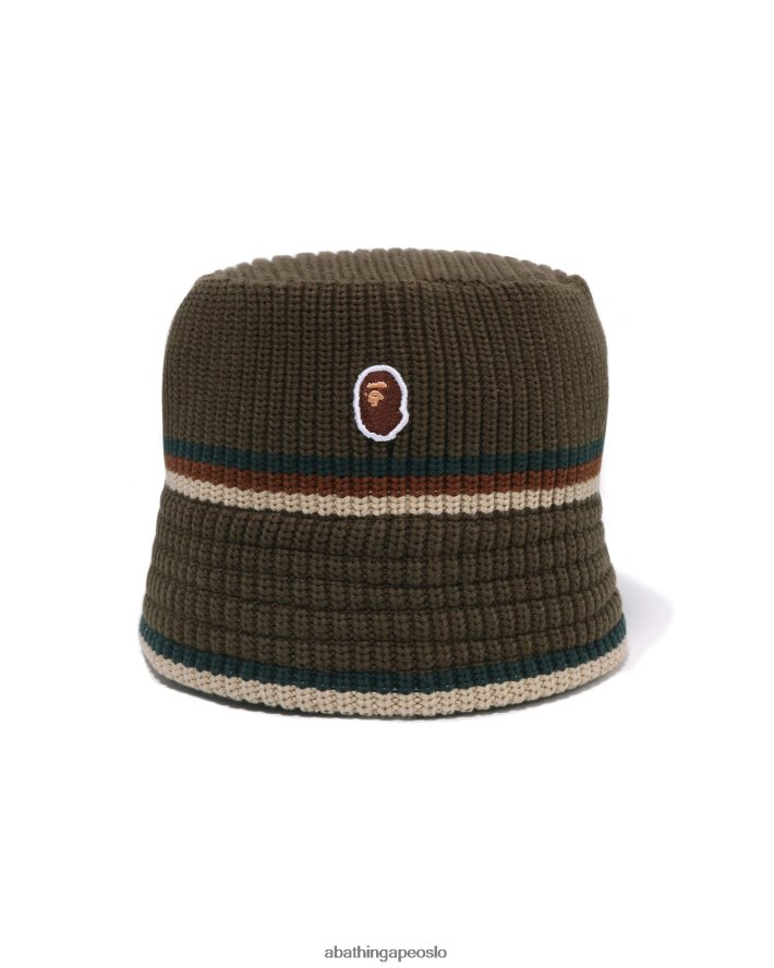 hode ett punkts knuserhatt 6XV620418 mørk kaki A Bathing Ape menn