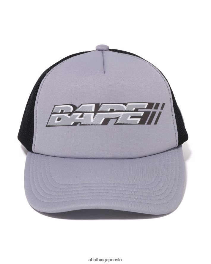 racer nettinghette 6XV620389 grå A Bathing Ape menn