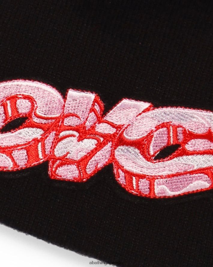 x ovo strikket lue 6XV620652 svart A Bathing Ape menn