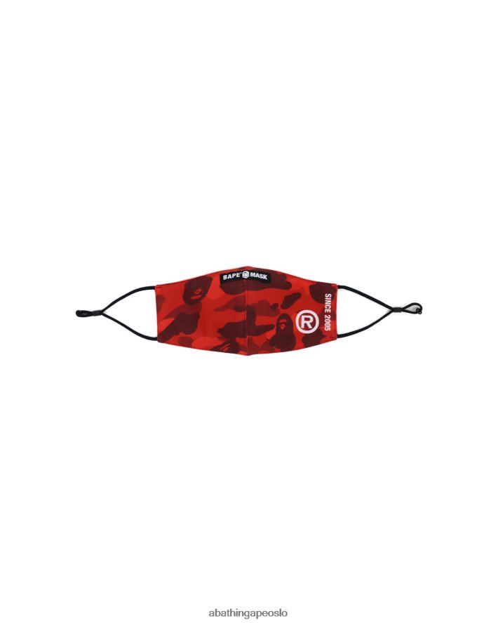 farge camo maske 6XV620649 knallrødt A Bathing Ape menn