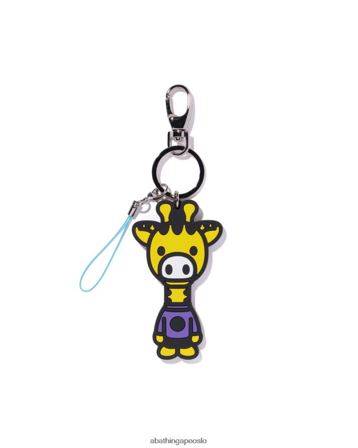 alli silisium nøkkelring 6XV6201179 gul A Bathing Ape menn