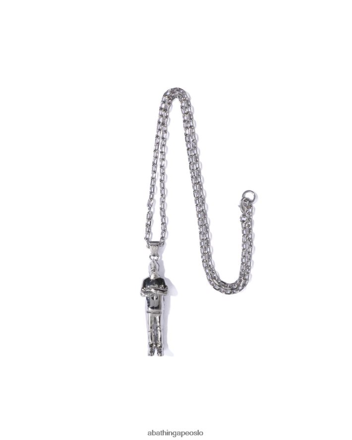 hai seijin halskjede 6XV620467 sølv A Bathing Ape menn