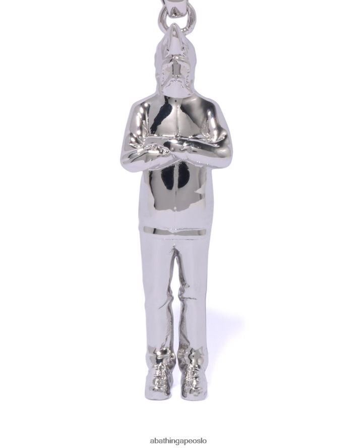 hai seijin halskjede 6XV620467 sølv A Bathing Ape menn