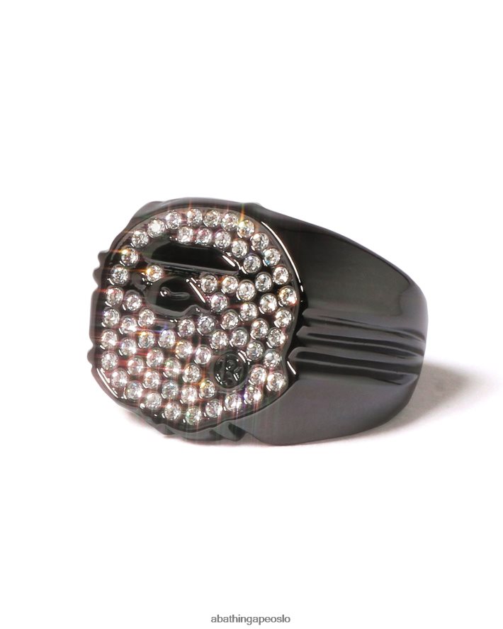 rhinestone hodering 6XV620605 svart A Bathing Ape menn