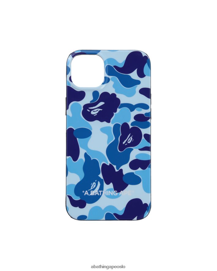 abc camo iphone 14 plus-deksel 6XV620547 blå A Bathing Ape menn