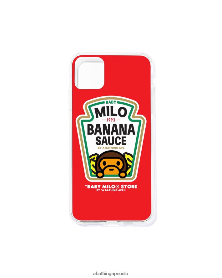 banansaus iphone 11 pro deksel 6XV6201187 knallrødt A Bathing Ape menn