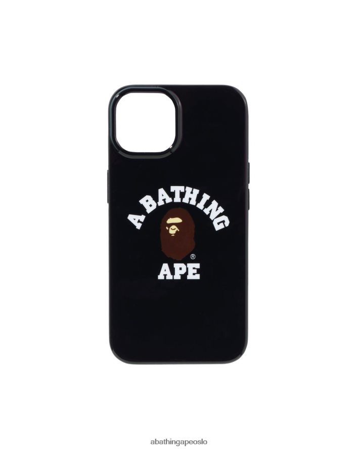 college iphone 14 deksel 6XV620543 svart A Bathing Ape menn