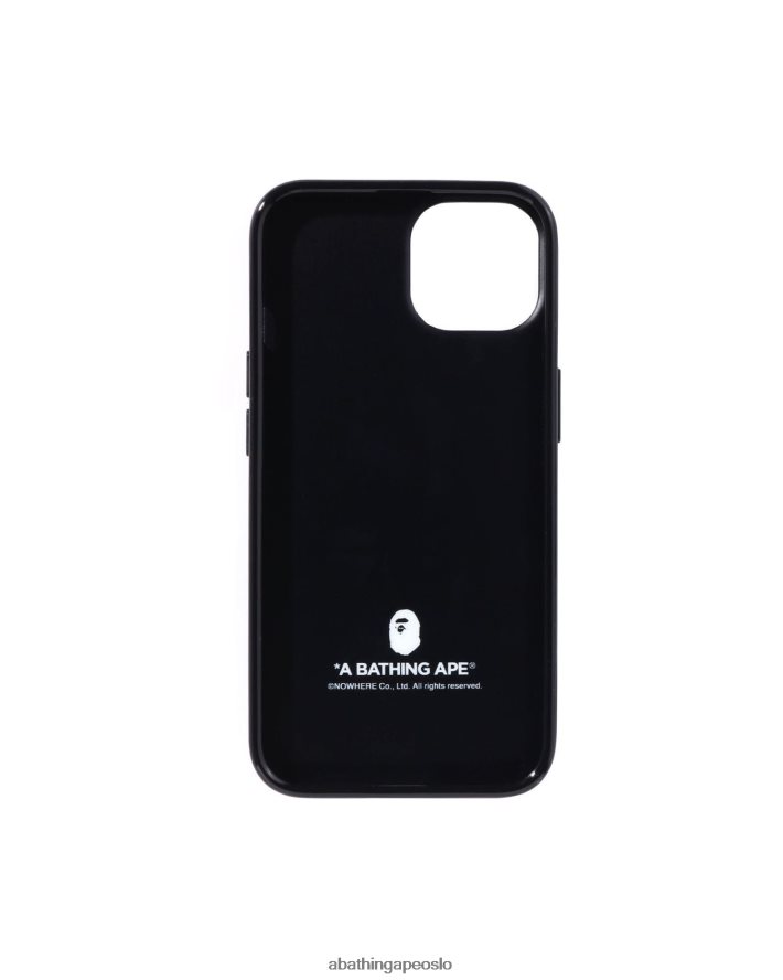 college iphone 14 deksel 6XV620543 svart A Bathing Ape menn